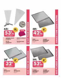 Catalogue Guy Demarle page 5: Support poche à douille €53,70, Plaque aluminium perforée €53,80