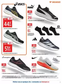 Catalogue Intersport page 11: PUMA CHAUSSURES DE RUNNING JUNIOR POUNCE LITE €29,99, Salomon Chaussettes de running €6,99