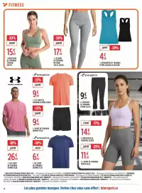 Catalogue Intersport page 14: Energetics TEE SHIRT DE TRAINING HOMME TELLY €6,99, SEBRING BRASSIERE DE TRAINING €15,99