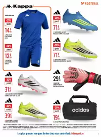 Catalogue Intersport page 3: Adidas Chaussures de foot moulees homme F50 League €71,99
