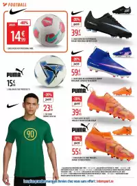 Catalogue Intersport page 4: Nike Ballon de foot Mercurial Fade €14,99