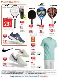 Catalogue Intersport page 6: RIVAL CHAUSSURES DE TENNIS ENFANT EVO €23,99, Auguste FFT Polo Homme de Tennis €12,99