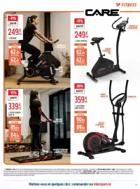 Catalogue Intersport page 9: CARE ELLIPTIQUE CARE ACTIVA €359,99, CARE SPORTER €249,99