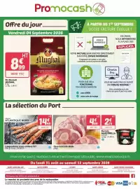 Catalogue Promocash page 16: Langoustines crues entières €14,49, MUGHAL Riz Basmati €8,99