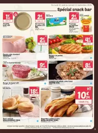 Catalogue Promocash page 3: MAÎTRE COQ Lamelles de kébab cuites halal €8,83, Burgys de poulet DOUX €4,89