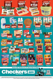 Checkers catalogue Page 2: HyFun Fries €44,99, Fry's Plant-Based Schnitzel/Burgers/Nuggets €100,00