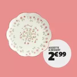 Catalogue GiFi page 3: Assiette à dessert €2,99