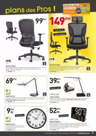 Catalogue Hyperburo page 3: Q-CONNECT LAMPE LED PRO €69,00, Q-CONNECT HORLOGE €9,90