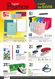 Catalogue Hyperburo page 4: Oxford CLASSEUR À LEVIER COLOR LIFE €5,49, Q-CONNECT AGRAFEUSE HALF STRIP €2,99
