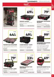 Catalogue Tout faire matériaux page 17: PACKOUT COMPACT SLIM ORGANISER €32,90, PACKOUT CAISSE CRATE €49,90
