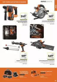 Catalogue Tout faire matériaux page 23: AEG PISTOLET À SILICONE 18V €189,00, AEG SCIE PLONGEANTE 18V AVEC RAIL 15 €469,00