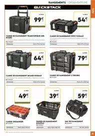 Catalogue Tout faire matériaux page 29: AEG CAISSE DE RANGEMENT GRAND FORMAT €64,00, AEG CAISSE ORGANIZER €49,00