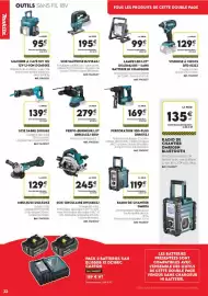 Catalogue Tout faire matériaux page 32: Makita PERFO-BURINEUR LXT €279,00, Makita SCIE CIRCULAIRE DHS660ZJ €245,00