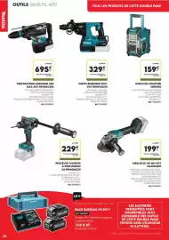 Catalogue Tout faire matériaux page 34: Makita PERCEUSE VISSEUSE À PERCUSSION €229,00, Makita MEULEUSE 125 MM XGT €199,00