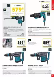 Catalogue Tout faire matériaux page 37: LA PIÈCE €389,00, Makita PERFORATEUR-BURINEUR SDS-PLUS 2670 €132,50