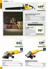 Catalogue Tout faire matériaux page 50: DEWALT MEULEUSE 230 MM 2200 W €139,00, DEWALT Chaîne à scie €459,00