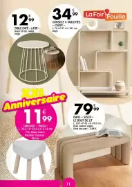 Catalogue La Foir'Fouille page 11: SISCO BANC €79,99, THENA TABOURET €11,99