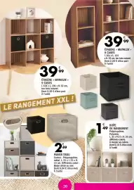 Catalogue La Foir'Fouille page 20: MATHILDE ÉTAGÈRE €39,99, BOÎTE DE RANGEMENT €1,49