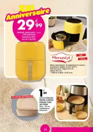 Catalogue La Foir'Fouille page 24: Menostyl Friteuse sans huile €29,99, Papier cuisson €1,49