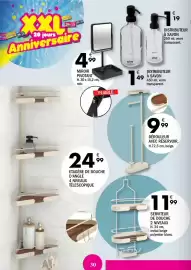 Catalogue La Foir'Fouille page 30: ETAGÈRE DE DOUCHE D'ANGLE €24,99, DÉROULEUR AVEC RÉSERVOIR €9,99