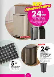 Catalogue La Foir'Fouille page 35: DELTA Poubelle manuelle €24,99, Tapis caillebotis en caoutchouc €5,99