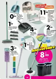 Catalogue La Foir'Fouille page 40: NEW HAPPY SERPILLIÈRE €3,49, ULTRA Éponges €2,49