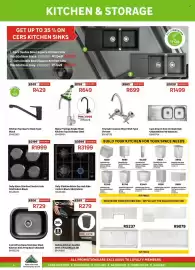 Leroy Merlin catalogue Page 6: Kitchen Tap Quartz Deck Type Black €429,00, Defy 60cm Slimline Electric Hob €1.999,00