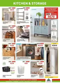 Leroy Merlin catalogue Page 7: Roughtote 110l Black With Wheels €219,00, Spaceo Kub Cross Cube Shelf €679,00