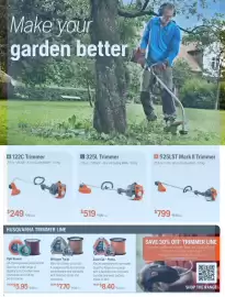 Husqvarna catalogue Page 8: 525LST Mark II Trimmer €799,00, Whisper Twist €7,70