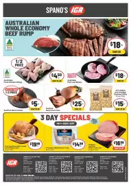 IGA catalogue week 36 Page 2: SunPork Easy Carve Ham €25,00, JC's Salted and Unsalted Cashews €15,00