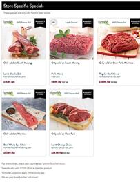 Tasman Butchers catalogue week 36 Page 2: Lamb Shanks 2pk Farm88 Pasture-Fed Lamb €10,99, Pork Mince €9,99