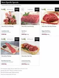 Tasman Butchers catalogue week 36 Page 2: Lamb Shanks 2pk Farm88 Pasture-Fed Lamb €10,99, Pork Mince €9,99