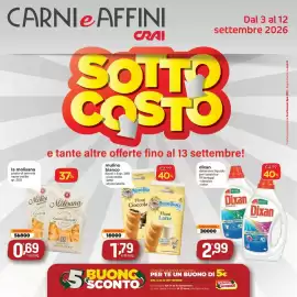 Volantino Carni e Affini Supermercati Pagina 3: Flauti Latte €1,79, La molisana pasta di semola varie trafile €0,69