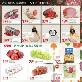Volantino Carni e Affini Supermercati Pagina 7: Prosciutto crudo nazionale Sorrentino Gran Sasso €2,49
