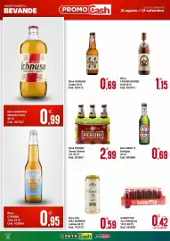 Volantino Centro Cash Pagina 12: Birra Corona Zero €0,95, Birra BECK' S €0,69