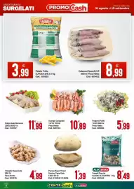 Volantino Centro Cash Pagina 6: Funghi Porcini Cubetti ALTASFERA €8,49, Puccia Base Pinsa/Sorriso Pane Gelo €1,39