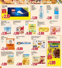 Volantino Galassia superstore Pagina 18: Leerdammer Xtra Sottili €0,99, Tre Marie Cornetto Semplice €2,49