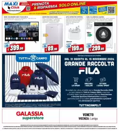 Volantino Galassia superstore Pagina 24: Apple AirPods Pro 3 €199,00, Kooper frigo tavolo bianco €89,90