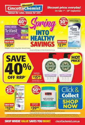Cincotta Chemist (valid until 28-09)