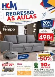 Folheto Hiper Centro do Móvel Página 1: Sofá-Cama Tempo €498,00