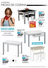 Folheto Hiper Centro do Móvel Página 11: Mesa Verão €299,00, Mesa Tina €228,00