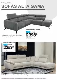 Folheto Hiper Centro do Móvel Página 32: Sofá de Canto Bartini €2.398,00, Sofá de canto enzo €2.359,00