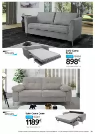 Folheto Hiper Centro do Móvel Página 53: Sofá-cama cairo €1.189,00, Sofá-cama dublin €898,00