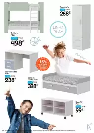 Folheto Hiper Centro do Móvel Página 60: Roupeiro 1p €268,00, Base TV Play €99,00
