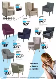 Folheto Hiper Centro do Móvel Página 8: Cadeirão Giro €219,00, Cadeirão Baloio €189,00