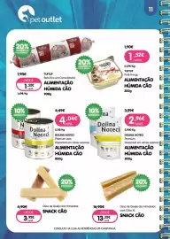 Folheto Petoutlet Página 12: Osso de Queijo dos Himalaias Snack Cão €3,92, Dolina Noteci Premium Lata €4,04