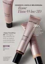 Folheto Mary Kay Página 3: Base TimeWise 3D €33,00