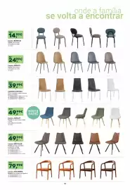 Folheto Moviflor Página 19: Cadeira soncino €39,99, Cadeira Nápoles €49,99