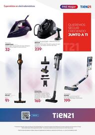 Catálogo Tien 21 Página 12: Orbegozo plancha sv3000 €32,00, Braun centro de planchado + plancha vertical €239,00