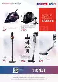 Catálogo Tien 21 Página 12: Orbegozo plancha sv3000 €32,00, Braun centro de planchado + plancha vertical €239,00